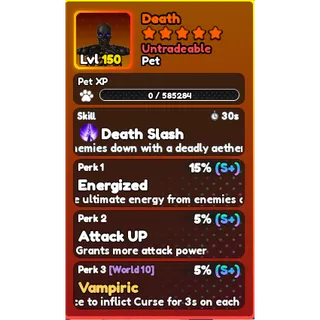World Zero - PERFECT DEATH PET