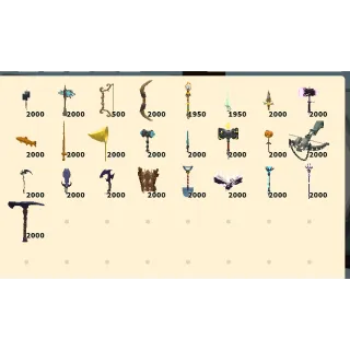 1K OF ANY WEAPON IN IMAGE ! (ISLANDS)
