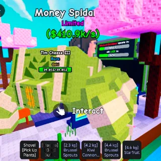 Money Spidarino 171.2kg Huge Size Limited Brainrot