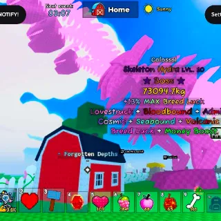 Colossal Skeleton Hydra Admin Mutation Catch And Tame