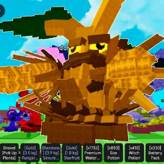 Corn Coblazzio Forbidden Plant 15.3kg Gold Mutation Titanic Size 4.3m Dps Max Level