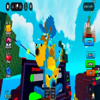 BRUSSEL SPROUT ( DIAMOND + GOLD) MUTATION 7KG 1.6M DPS MAX LEVEL