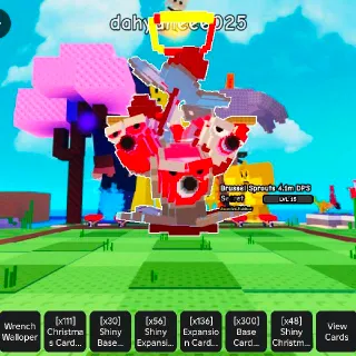 Brussel sprout 4kg Ascended-Rainbow 4.1m dps max level