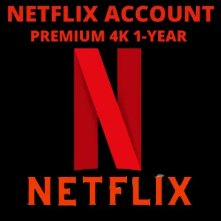 Netflix Premium 4K Ultra HD 1 Year (1 Profile only)