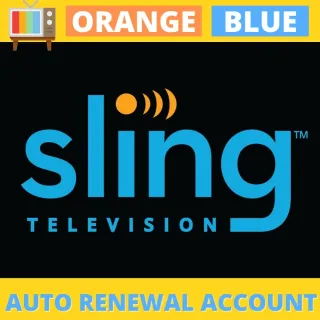 Sling Tv Orange and Blue - 12 Months