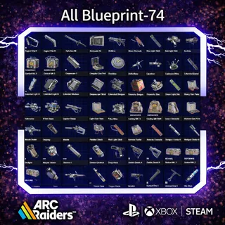 All Blueprint-74 Blueprint ARC Raiders | Most Affordable Price | Fast & Safe Delivery| 24/7 Support