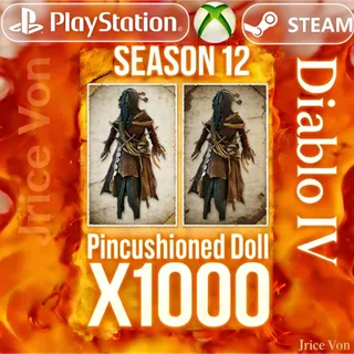Diablo 4 Diablo IV S12 Pincushioned Doll  X1000