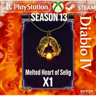 Diablo 4 S13 Melted Heartof Selig (6*Vex + 6+* Thul + 6* Kry ) 1 Diablo IV 