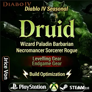 Diablo 4 Druid Build Crafting – Please reach out to me before you place your order.