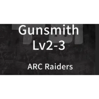 Weapon Gunsmith Workbench Lv2-3 All Materials (3Xrusted Gear 5Xsentinel Firing Core 4X Advanced Mechanical Components)