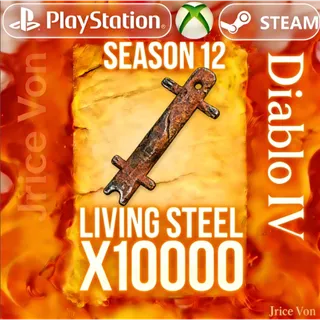Diablo 4 Diablo IV S12 Living Steel X1000。