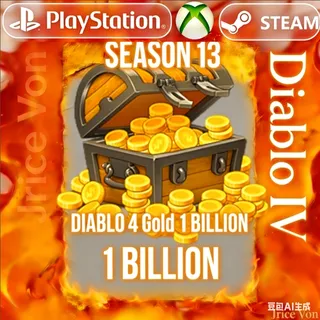Diablo 4 Diablo IV S13 gold 1 BILLION