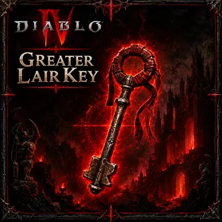 Diablo 4 S15 Season   Greater Lair Key x100 