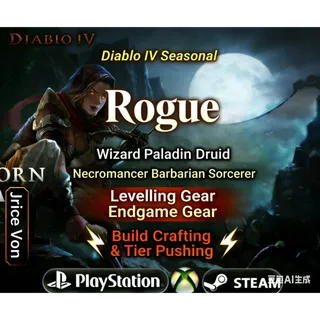 Diablo 4 Rogue Build Crafting – Please reach out to me before you place your order.
