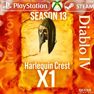 Diablo 4 | S13  |Rune | x6 Eom, x6 Lac, x6 Ton | 1  Set Rune Harlequin Crest  Diablo IV