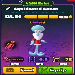 Squidward Santa