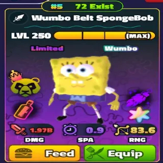 Wumbo Belt Spongebob