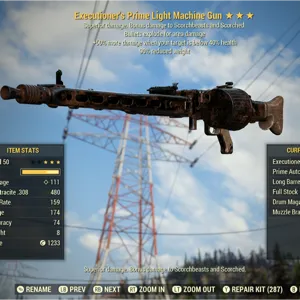 Weapon | ExeE90 Light Machine Gun