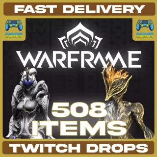 Warframe Twitch Drops - Ember + Saryn + AX-52 + Archon + 12 Forma + 8 Mods(577)