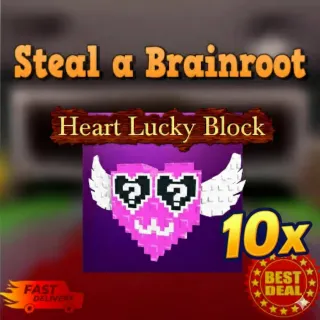 10x  Heart Lucky Block