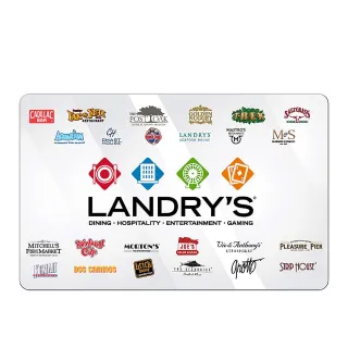 $50.00 USD Landry's gift cards