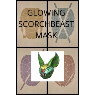 GLOWING SCORCHBEAST MASK