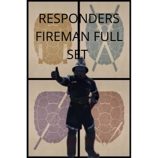 RESPONDERS FIREMAN FULL SET