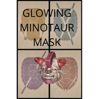 GLOWING MINOTAUR MASK