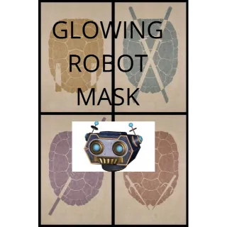 GLOWING ROBOT MASK