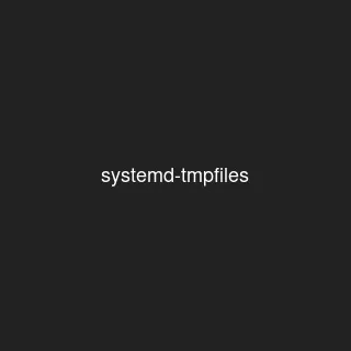 systemd-tmpfiles