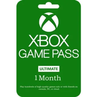 Xbox Game Pass Ultimate 1 Month For old or New Account