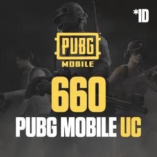 Pubg Mobile 600+Free 60 UC-Global Pin Code