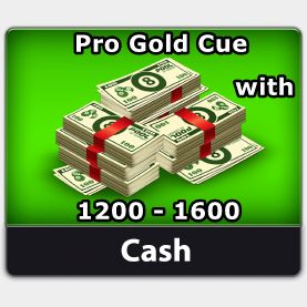 8 Ball Pool Pro Gold Cue With 1200 1600 Cash 17312 Vip Points Mobile Games Gameflip