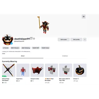 Stacked Account I Sinister T. I 15.8k Rap I Sk8r Boi I Newt Head I Cheese Hat I Straw Hat I Shamrock Styles