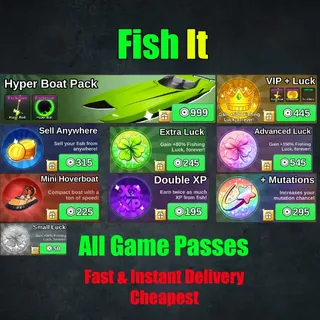 All Gamepasses - Fish It