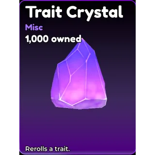 Trait crystal 10000X