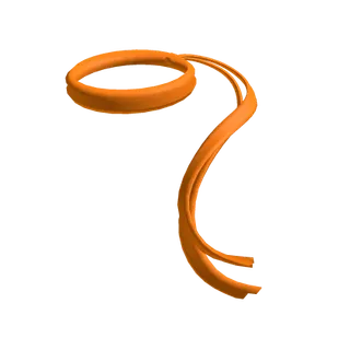 Orange Ninja Headband of All Earth's Fire