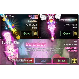 Fruitshido + Luvly Bunny Wand + Bunblade - Fisch