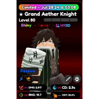 Sonic shiny grand aether knight