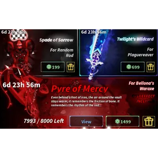 Spade of Sorrow + Twilight's Wildcard + Pyre of Mercy - Fisch