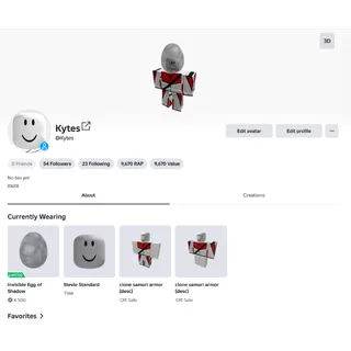 Stacked Account I Namesnipe: ''Kytes'' I 9.6k rap I Rare