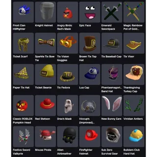 SUPER RARE I USER SNIPE : ''Exhost'' I Tix Fedora I Tix Vision Goggles I Epic Face I STACKED 