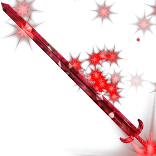 Red Sparkle Time Claymore - Limited