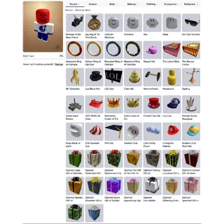 Extremely Rare Account I Awesome Red Ring of Olympia I 400k Visits I Bluesteel Ring of Olympia I Teapot Hat I more+++