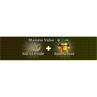 Sin of Pride + Sun Armor - Sailor Piece