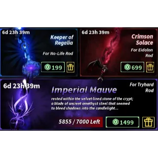 Keeper of Regalia + Crimson Solace + Imperial Mauve - Fisch