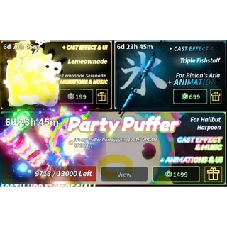 Lemownade + Triple Fishstaff + Party Puffer - Fisch
