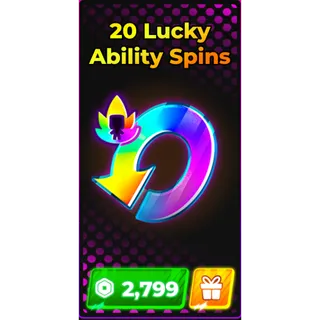20 Lucky Ability Spins - Volleyball Legends