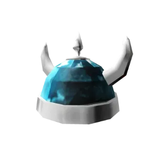 Icy Blue Viking Helm of Frozen Victory - Limited
