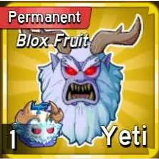 Permanent Yeti Blox Fruits